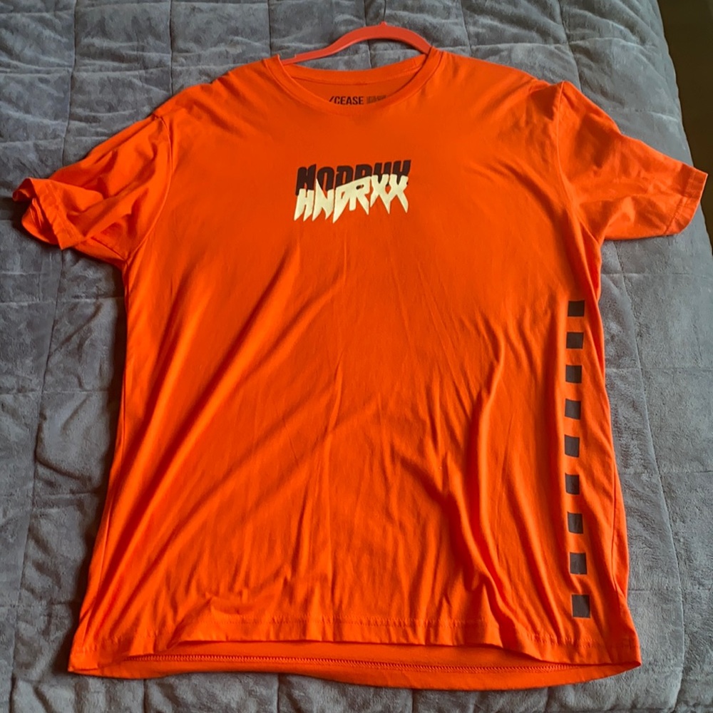/cease Hendrxx orange tee - NEVER WORN!